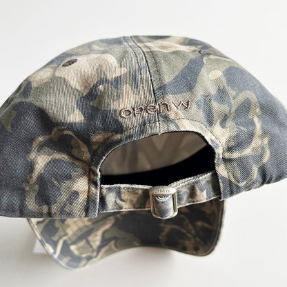 OPEN YY CAMO BALL CAP Yy刺繡迷彩棒球帽