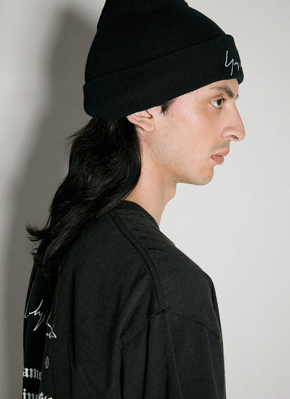 Yohji Yamamoto x New Era 山本耀司簽名刺繡聯名針織毛帽