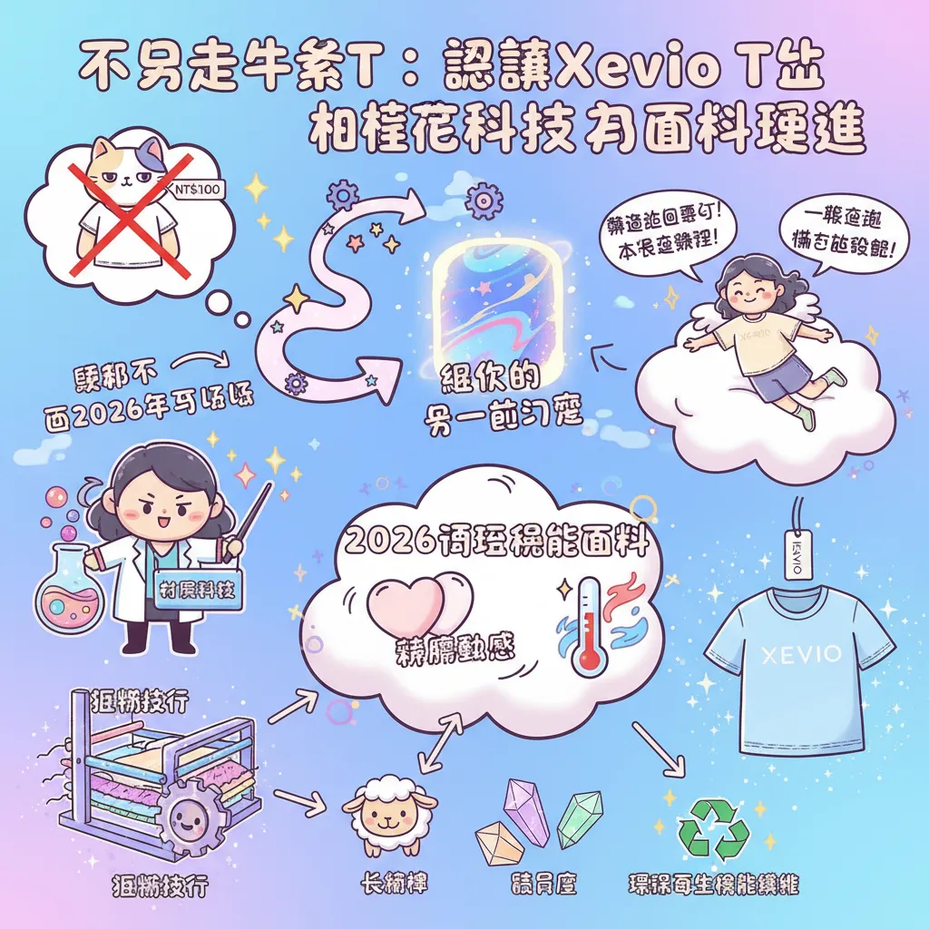 不只是件素T：認識Xevio T恤的核心科技與面料演進