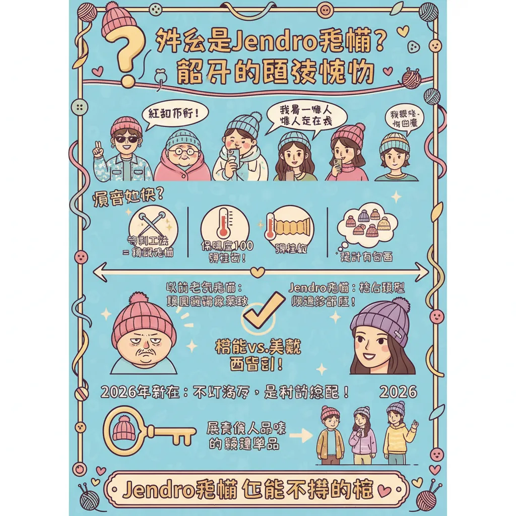 什麼是Jendro毛帽？認識它的獨特魅力