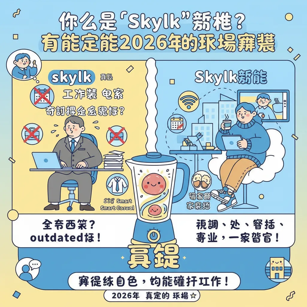 什麼是「Skylk」風格？重新定義2026年的職場穿著