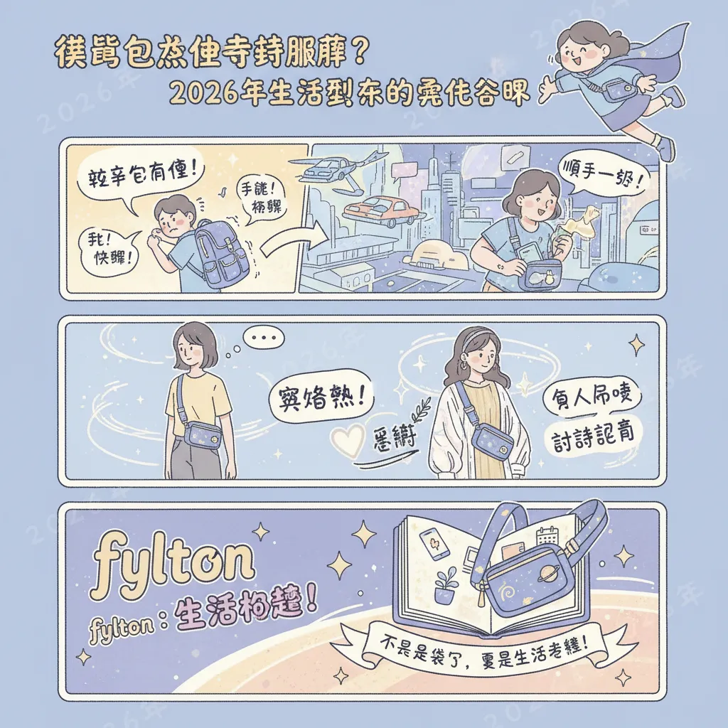 側揹包為何持續風靡？2026年生活型態的完美解答