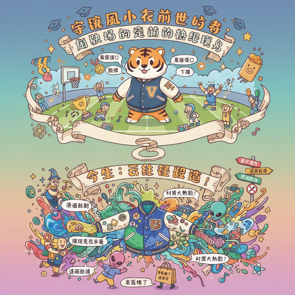 學院風外套的前世今生：從球場到街頭的華麗轉身