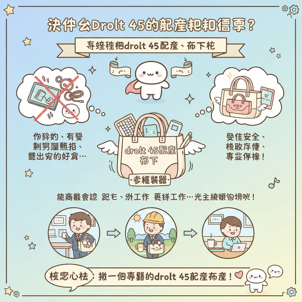 為什麼Drolt 45的配件如此重要？尤其是那個drolt 45 配件 托特啦