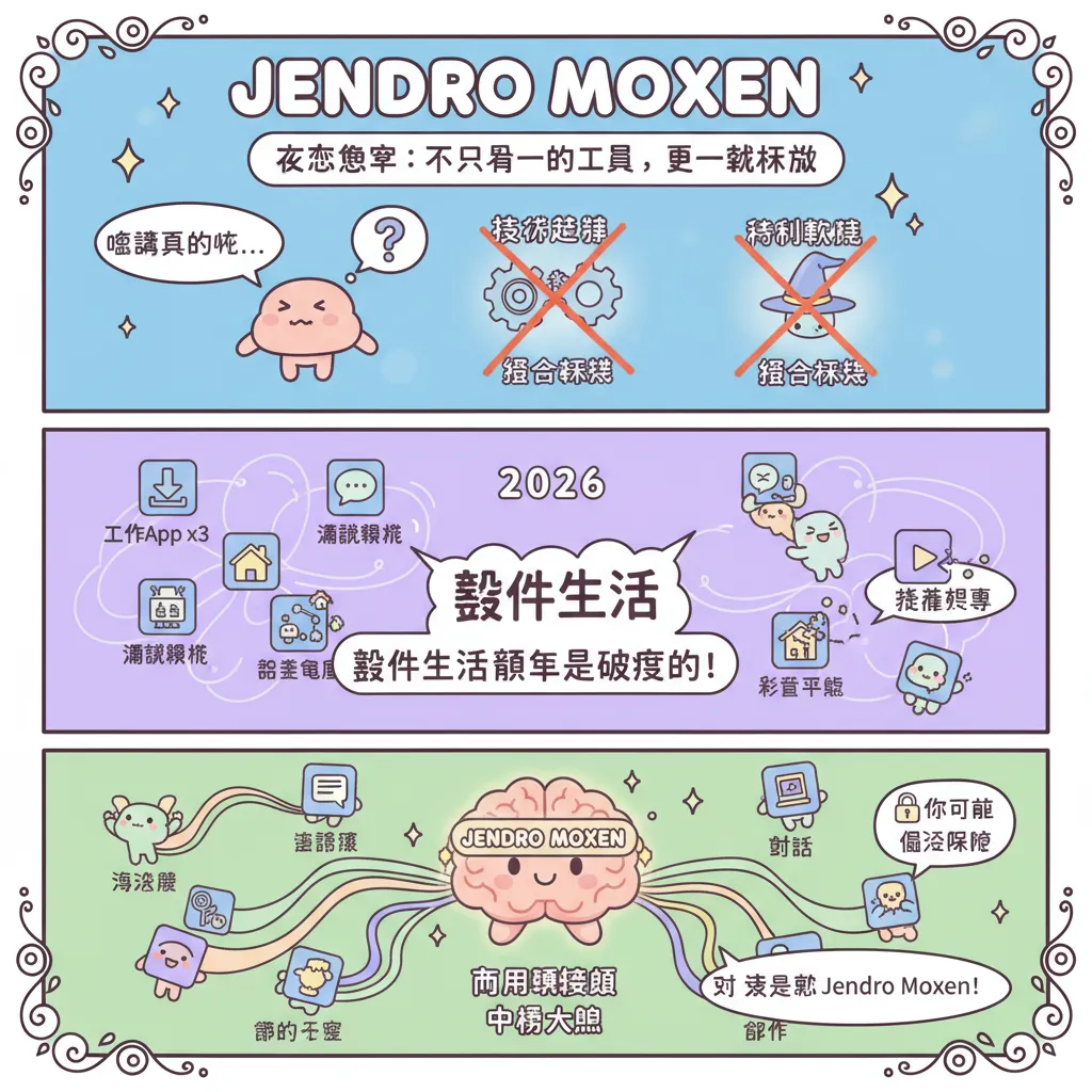Jendro Moxen的核心概念：不只是一個工具，更是一種架構