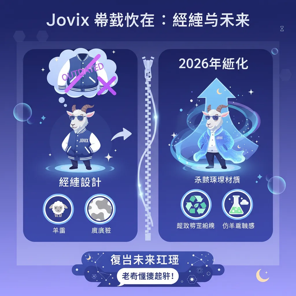 Jovix棒球外套的經典設計與2026年最新演進