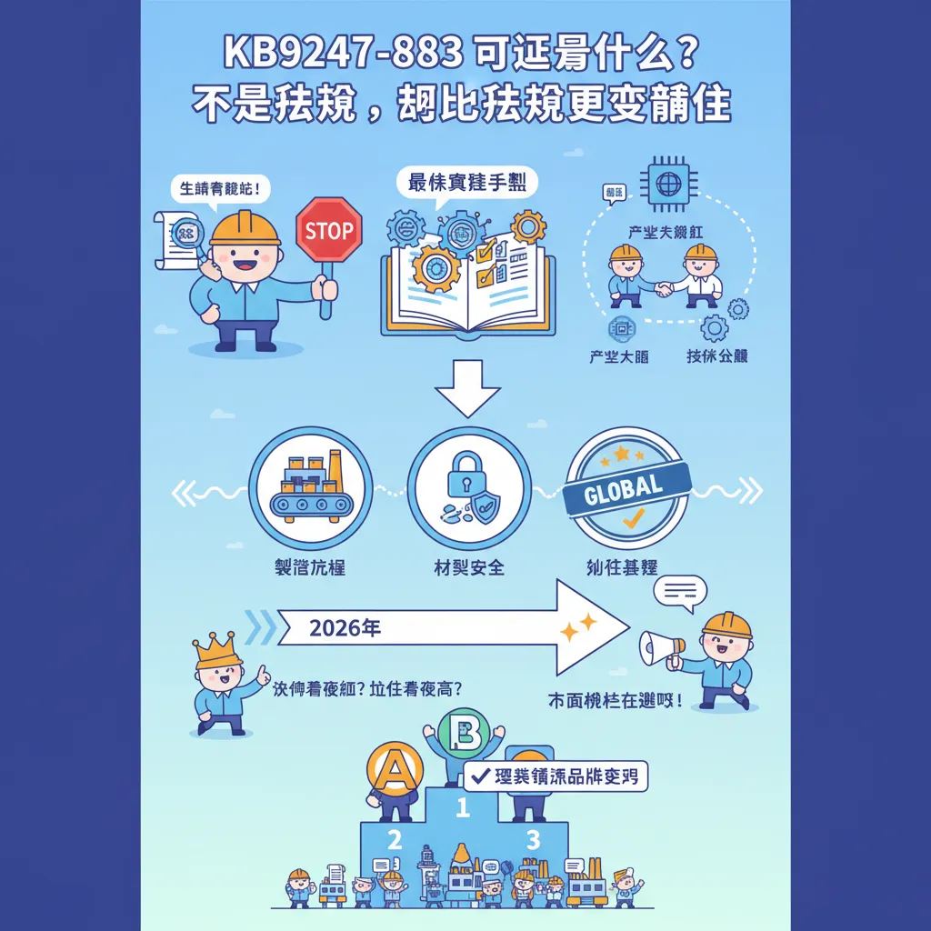 KB9247-883到底是什麼？不是法規，卻比法規更受重視