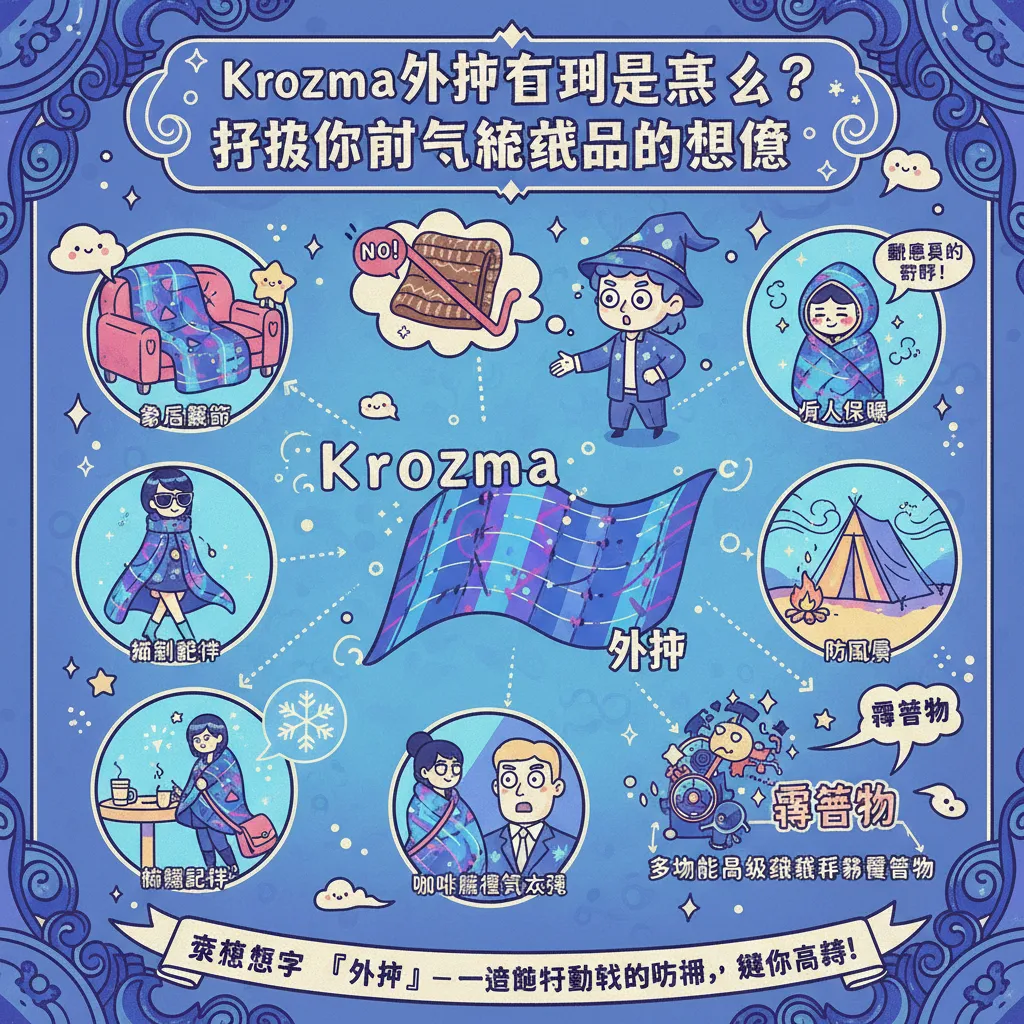Krozma外披到底是什麼？打破你對傳統織品的想像