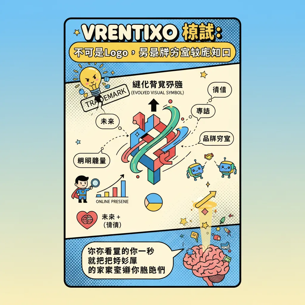 Vrentixo標識：不只是Logo，更是品牌宇宙的核心入口