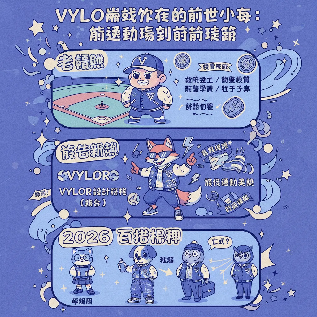 Vylor棒球外套的前世今生：從運動場到時尚街頭